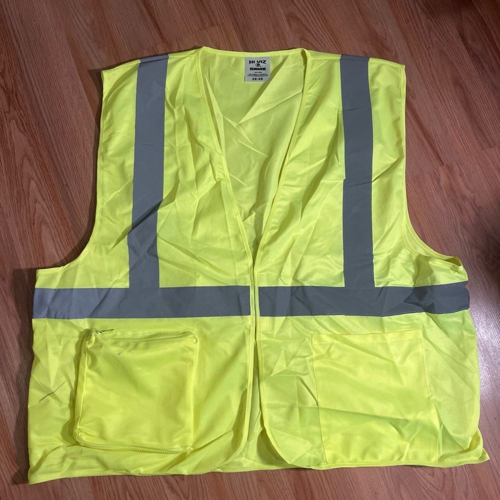 Lime safety vest 2x-5x High Visibility Safety Vest
